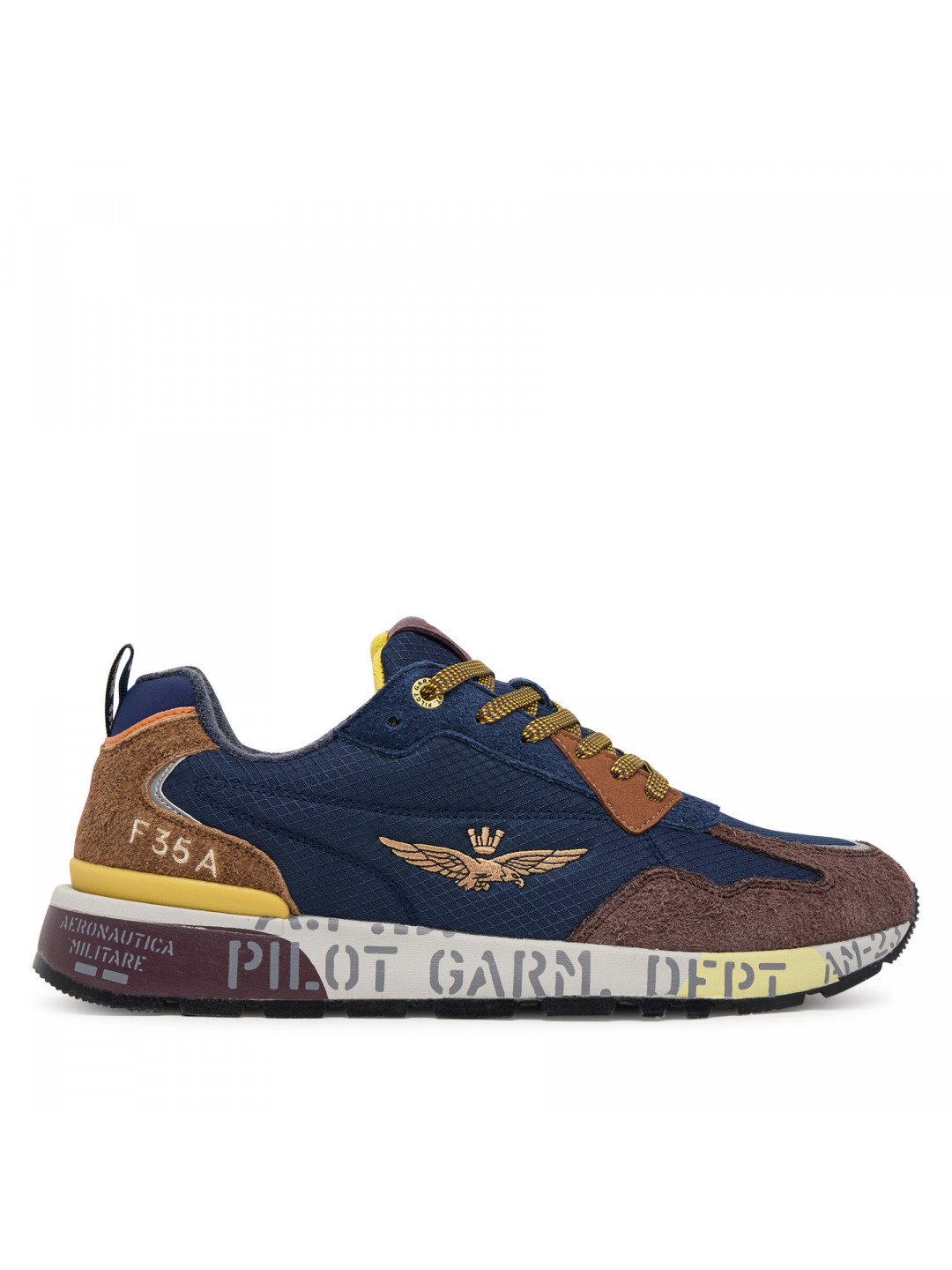 Sneakersy Aeronautica Militare 252SC0276UCT03546 Tmavomodrá